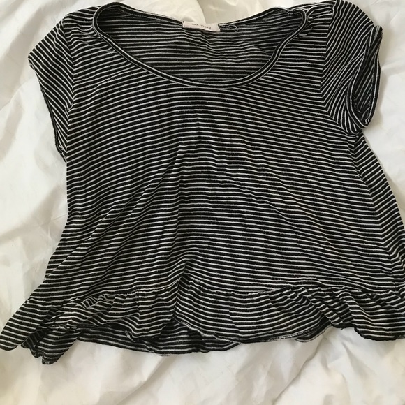 Tops - Striped peplum top